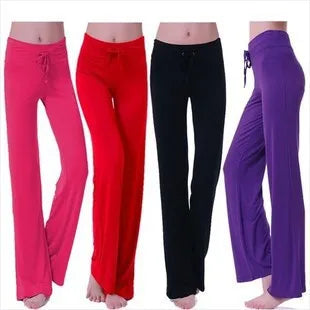 New cotton spring high stretch drawstring pants square dance clothes work home fitness modal bloomers women harem Pants