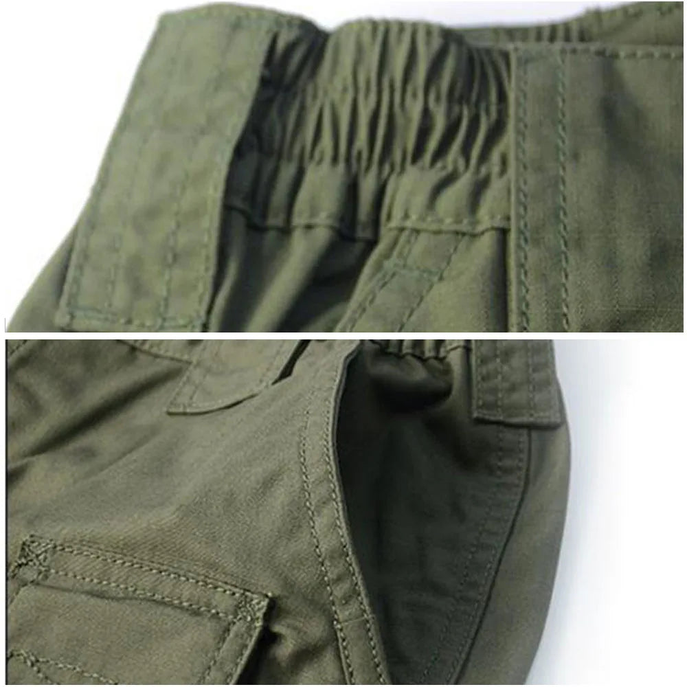 MEGE KNIGHT Brand Summer Military Field Tactical Casual Solid Shorts for Men Multi-pocket Army Combat Ripstop Working Short