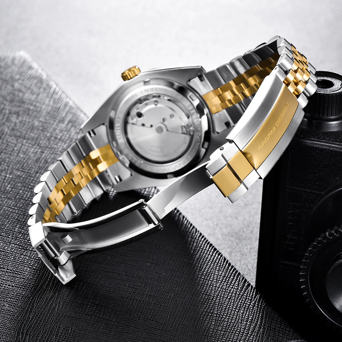 PAGANI DESIGN Mechanical Watch Men Wrist Automatic  Watches Men Waterproof Black Full-Steel Watch Clock Montre Homme newWatch