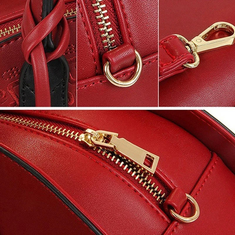 Women Messenger Shoulder Handbags PU Leather Sequined Tassel Patchwork Bags Fringe Crossbody Bag For Women 2023 bolsa feminina