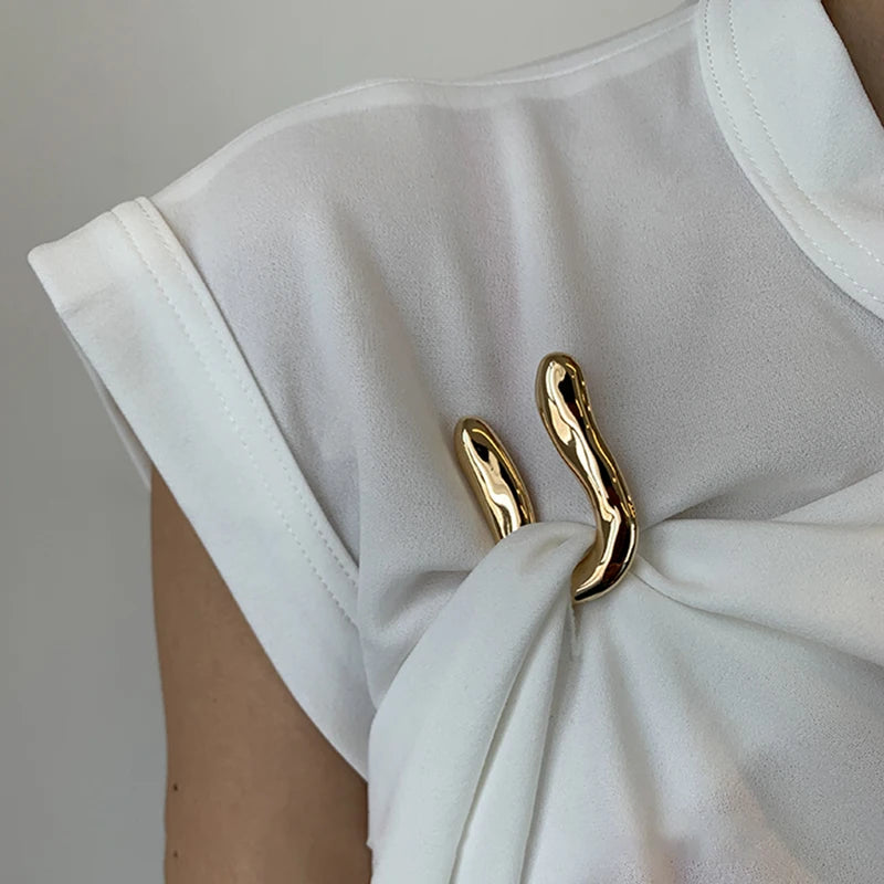 CHICEVER Casual Ruched Women's Tank Tops Stand Collar Sleeveless Irregular Large Size Loose Vests Female 2022 Summer Clothes New