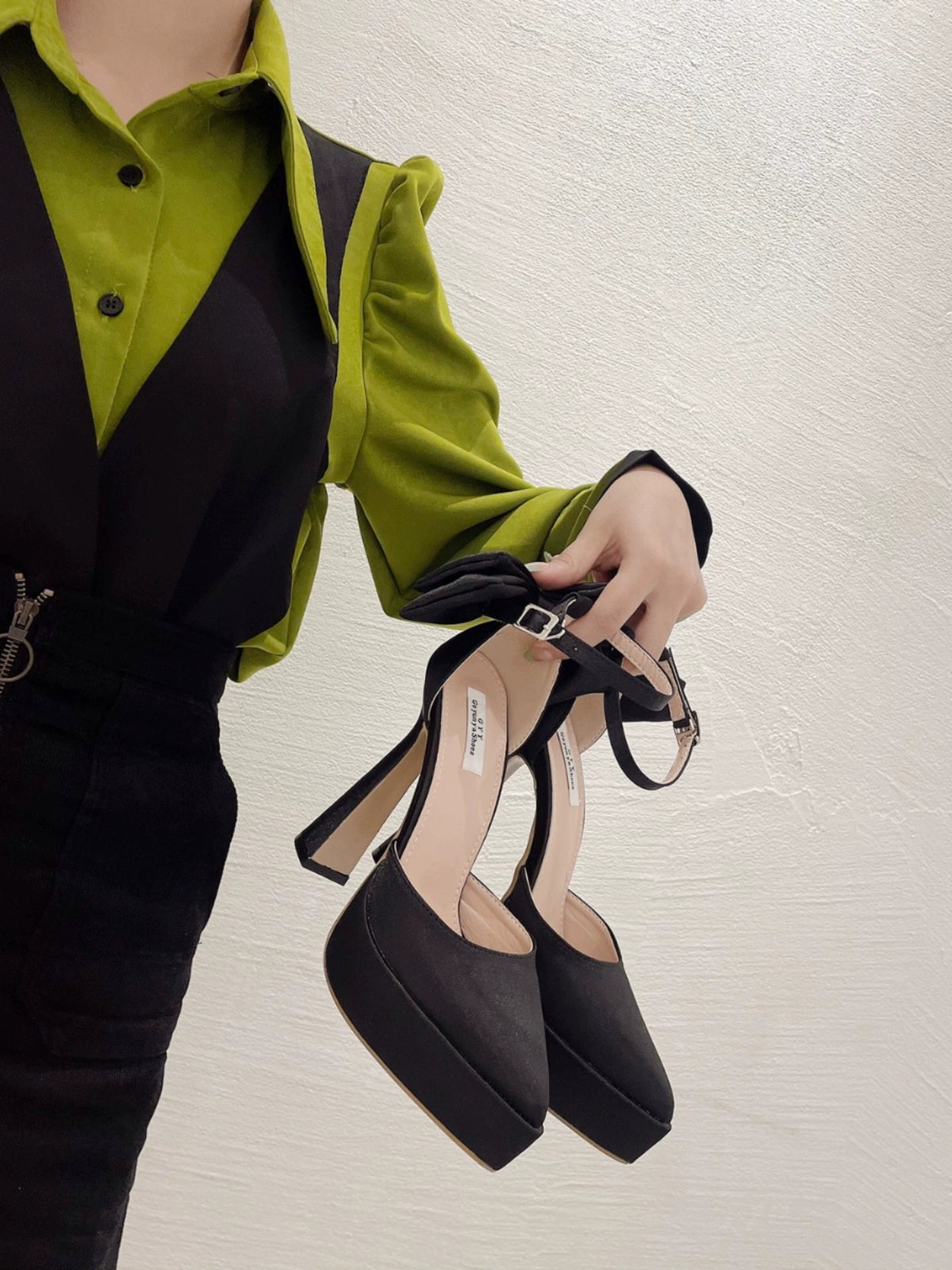 One-Word 12cm Platform Not Tired Feet French High Heels