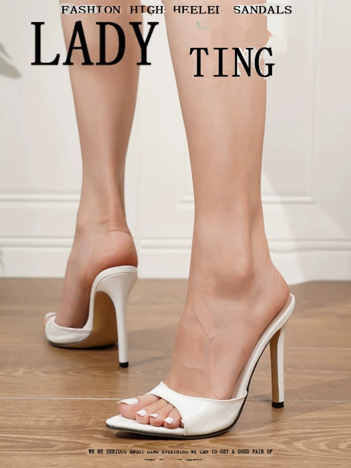 Sexy High Heel Sandals 2023 New Stiletto Heel High Heel Platform Shoes Open Toe Fashion Elegant Flip Flops Fashion Pointed Sandals