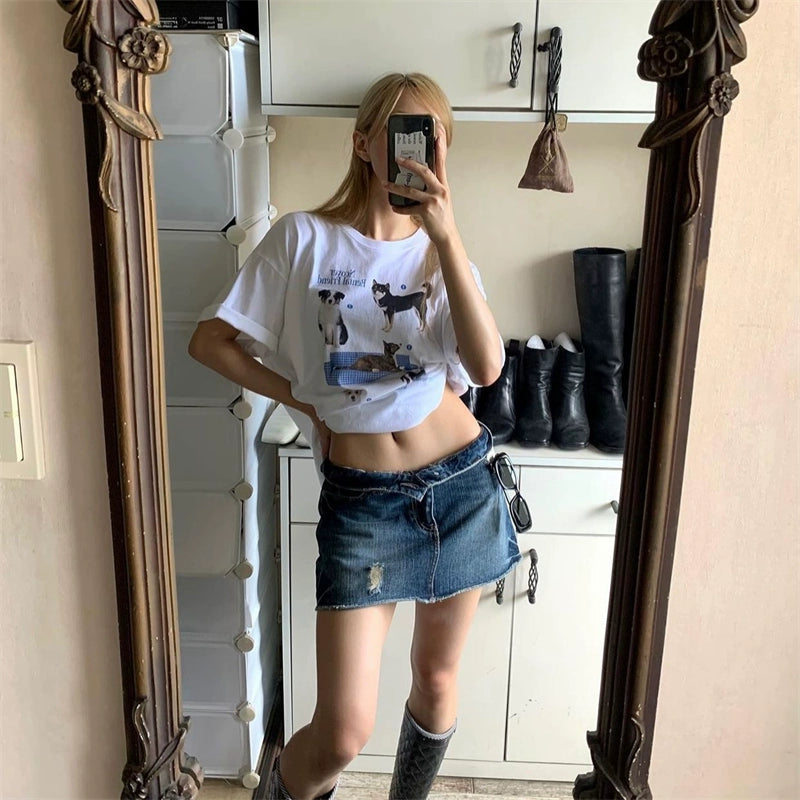 150.00kg plus Size Oversize Short-Sleeved T-shirt Women's Cotton Slim Looking Plus Size Ladies Loose Half-Sleeve Summer Wear 100.00kg Top