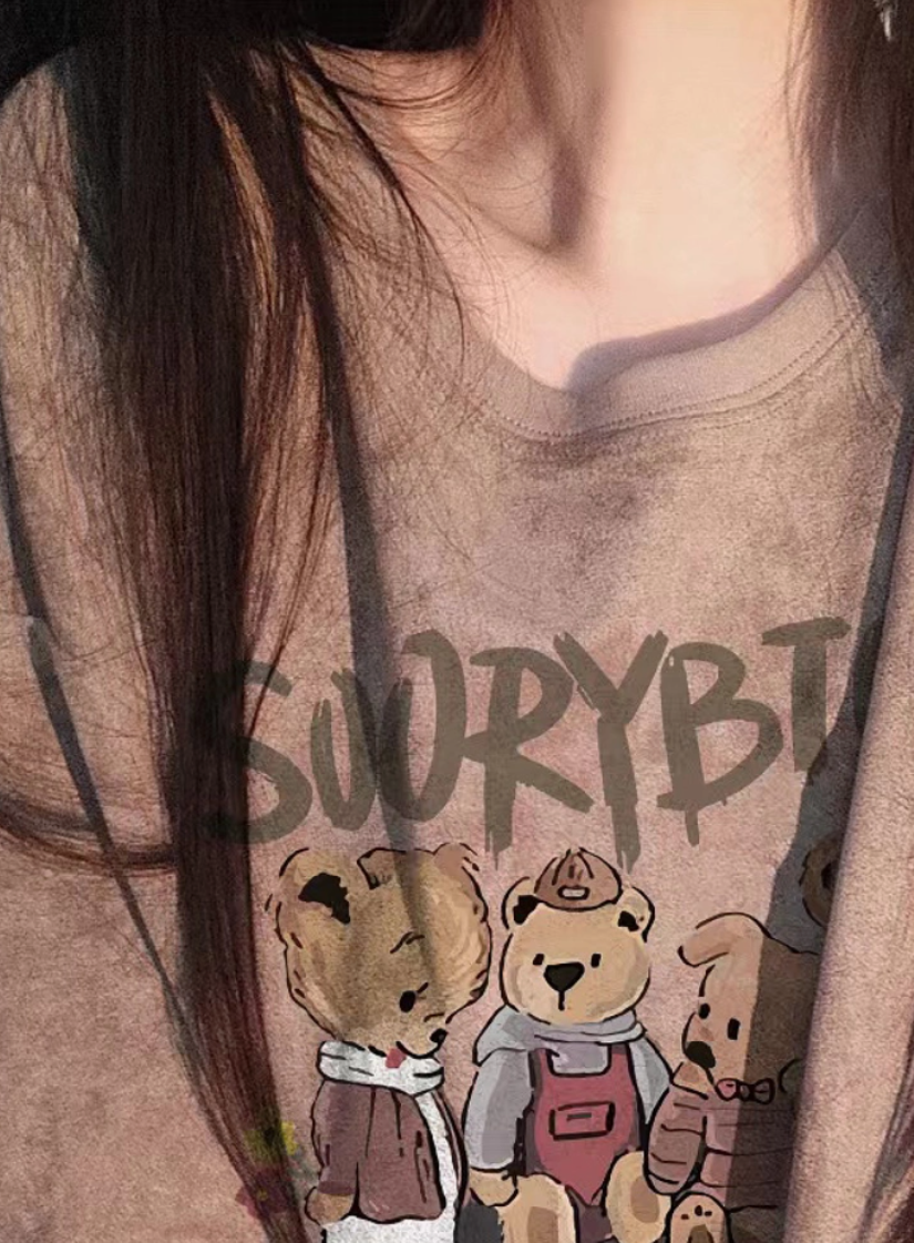 Retro Oversize Niche Style Short Sleeve T-shirt
