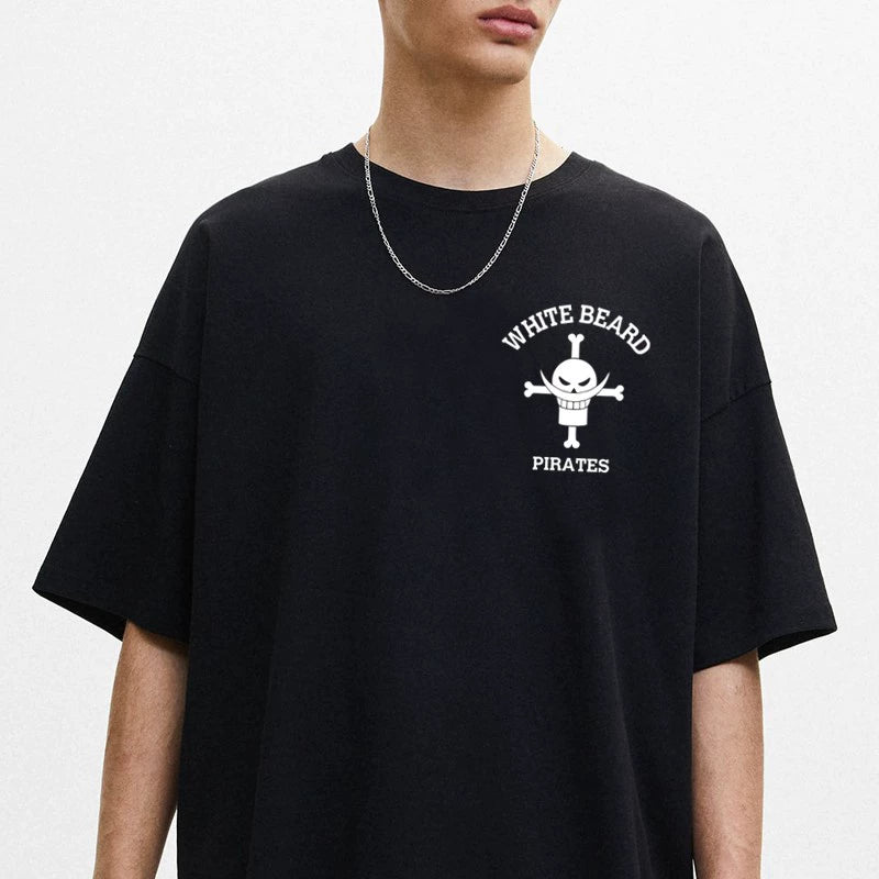 Cotton off-Shoulder Oversize Half Sleeve T-shirt Animation