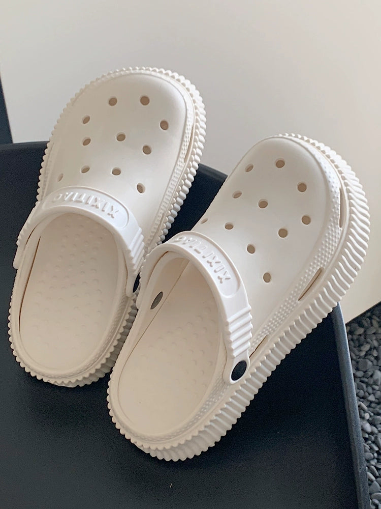 Thin Strips Eva Women's Summer Fashion All-Match Hole Shoes