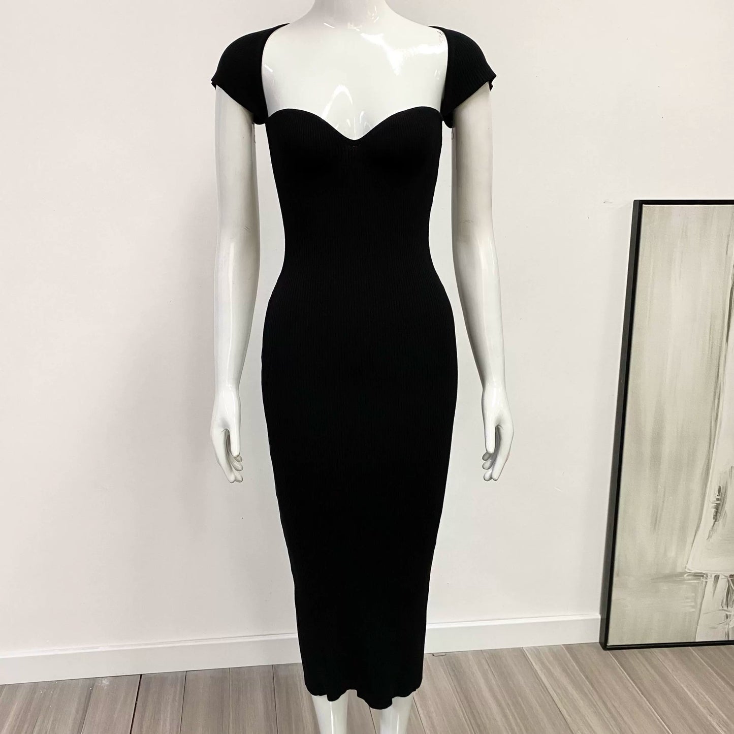 Slim-Fit Party Stretch Tube Top Dress Small Dress