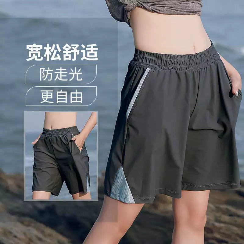 Plus Size Yoga Wear Women's Summer Fitness Suit Plus Size Ladies Loose Shorts 100.00kg Running Quick Drying Clothes Morning Running Sportswear