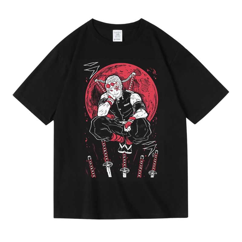 Kimetsu No Yaiba Sound-Post Tianyuan Fashion Brand Short Sleeve Cartoon