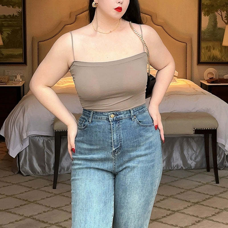Multi-Color Wireless Women's Summer Wear Stretch Camisole