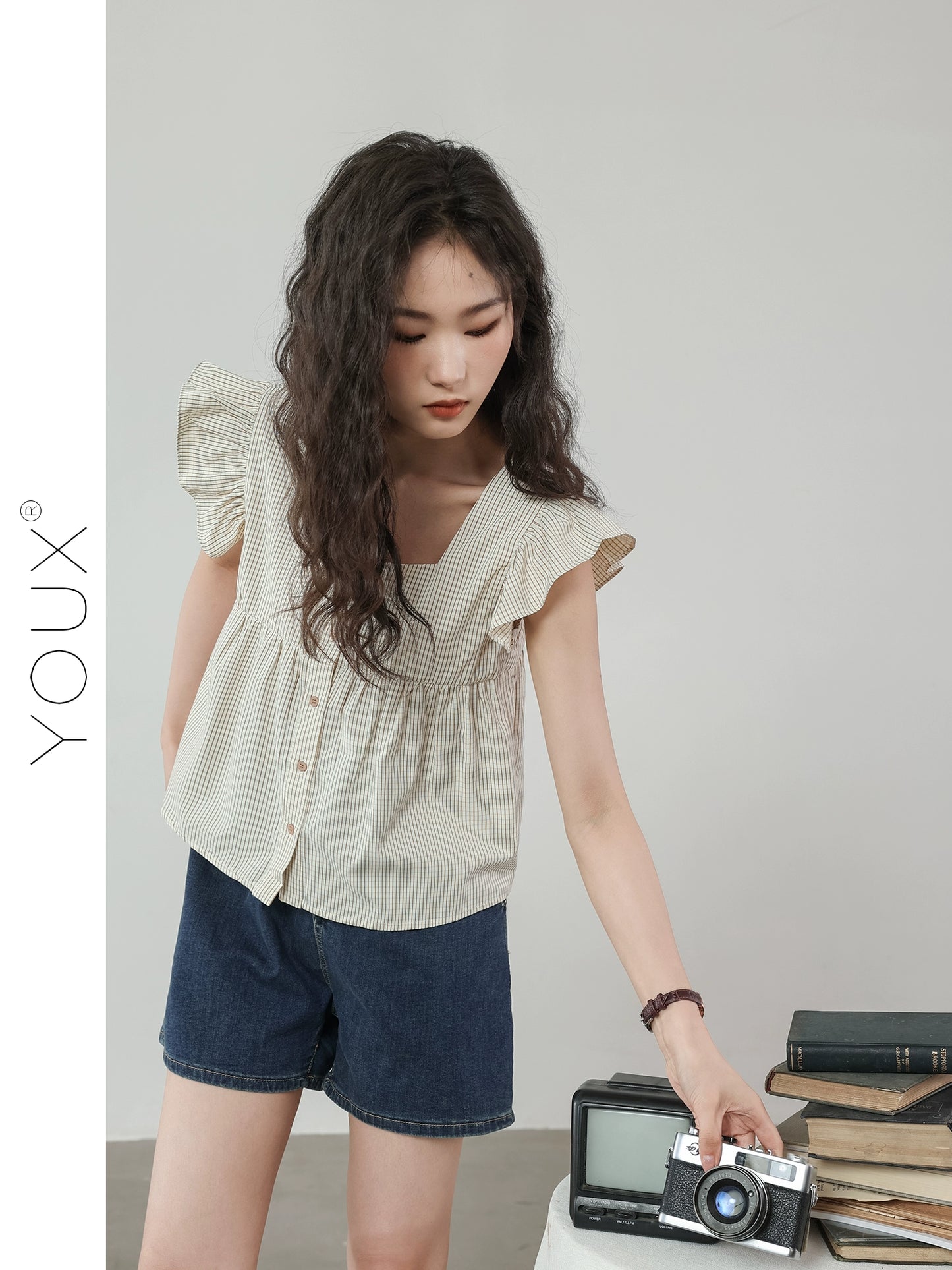 Good Morning Diary Youx Retro Short Sleeve Shirt Top