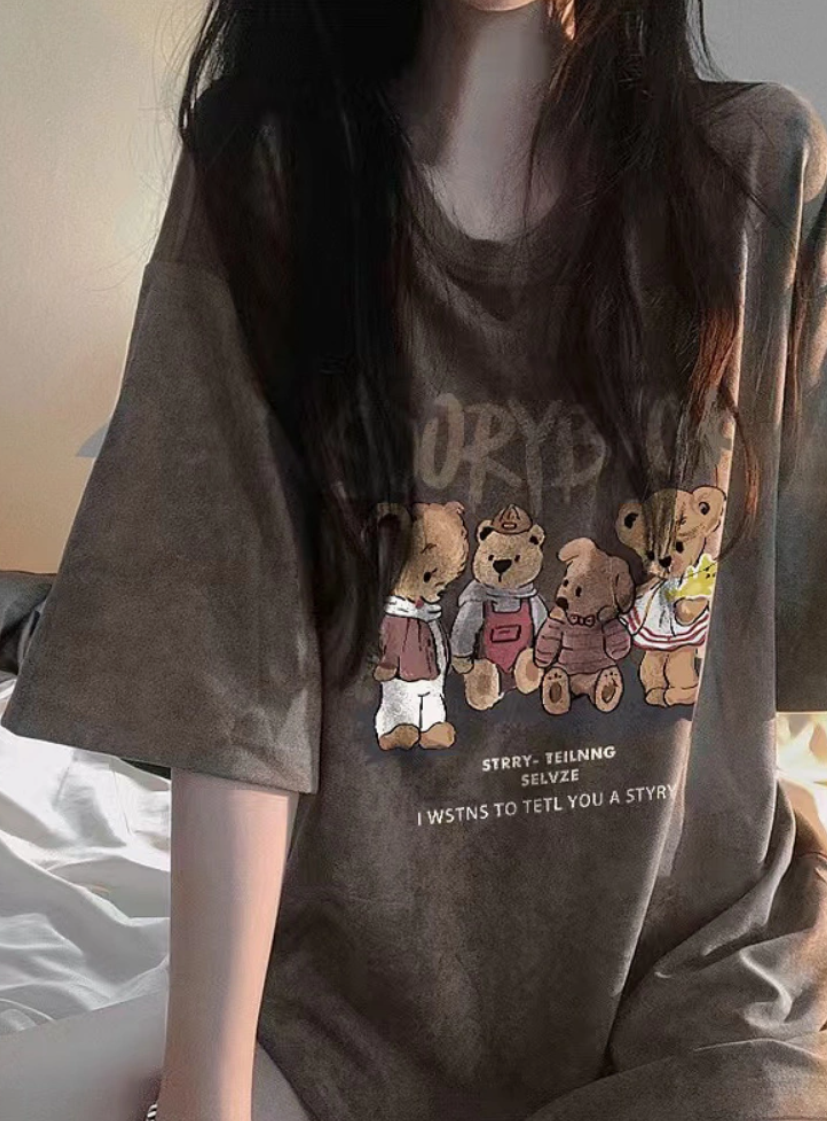 Retro Oversize Niche Style Short Sleeve T-shirt