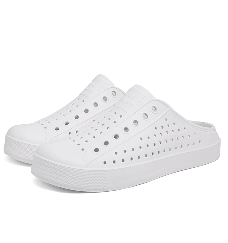 Beach Shoes Couple Hole Shoes Non Slip Closed Toe Sandals 2024 Summer Campus Leisure Semi-Slippers Hole Shoes Sandals Summer