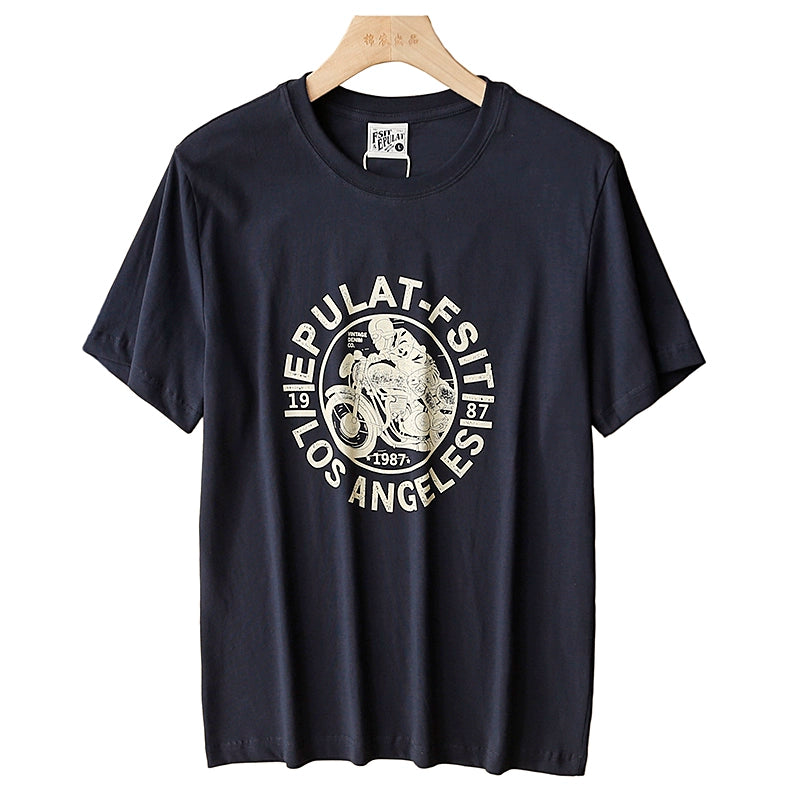 HK Offline Digital Printing T-shirt Casual Short Sleeve