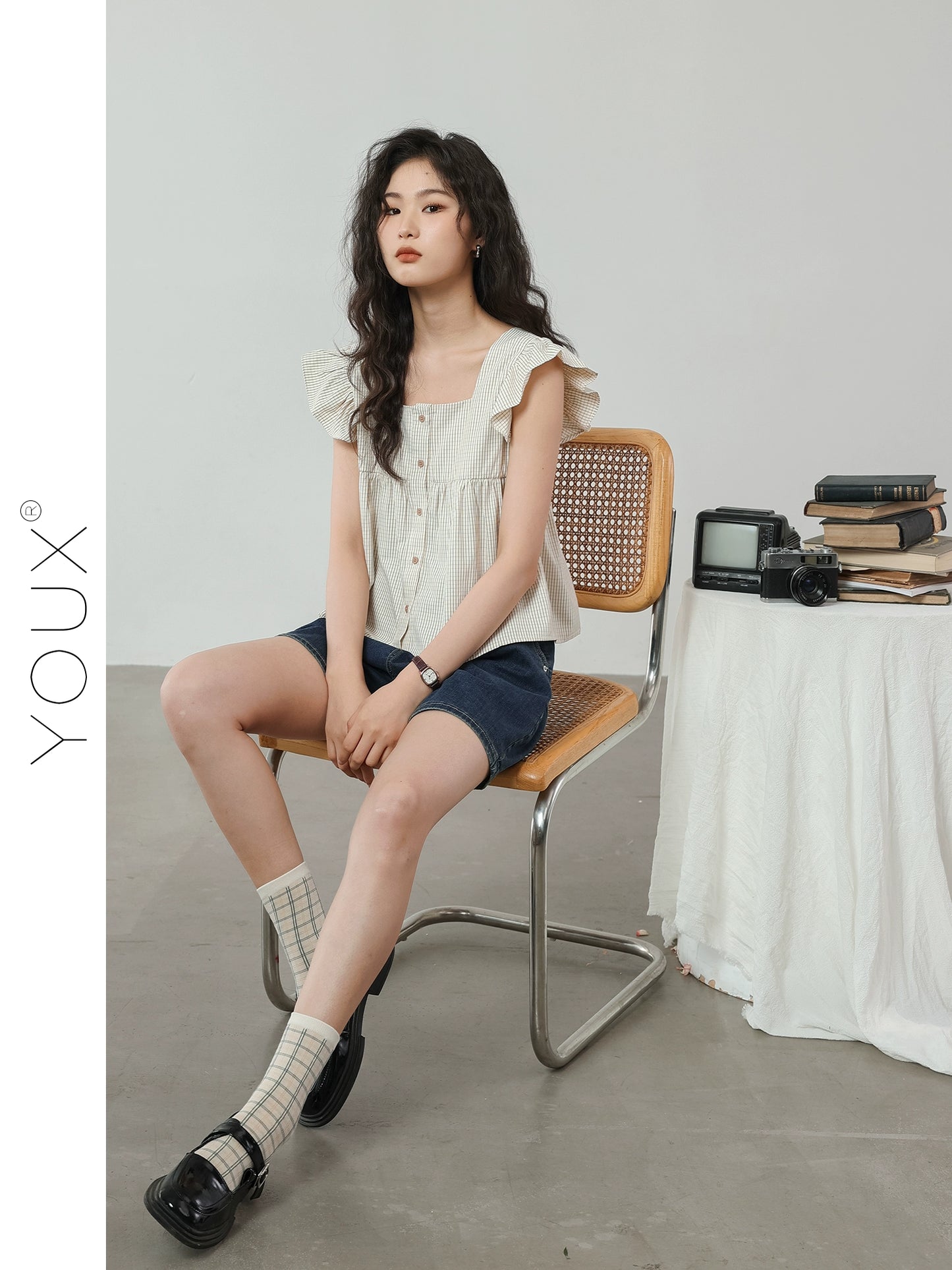 Good Morning Diary Youx Retro Short Sleeve Shirt Top