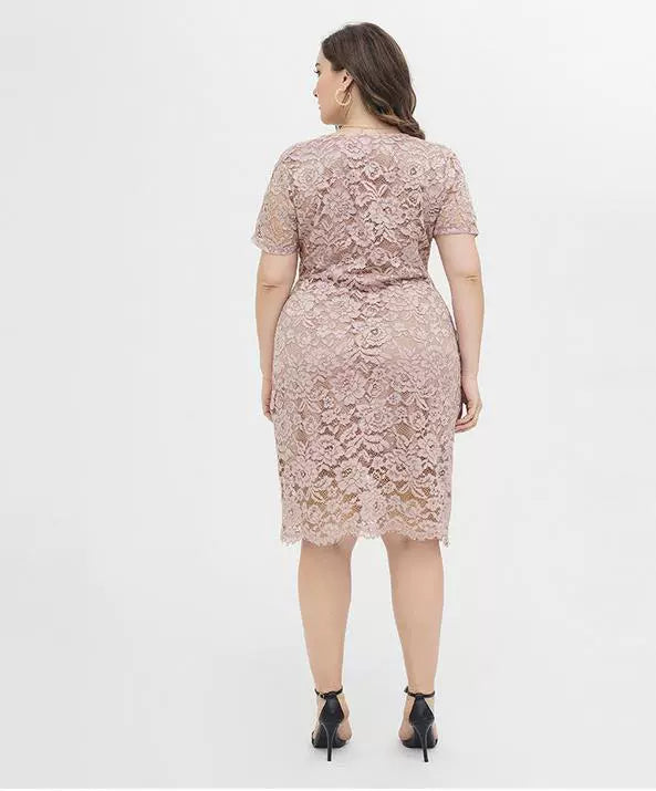 Chubby Girl Elegant Elegant Sexy Slim Hip Lace