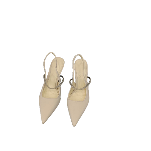 Mary Jane's Beautiful Evening Rhinestone Sandals with Skirt