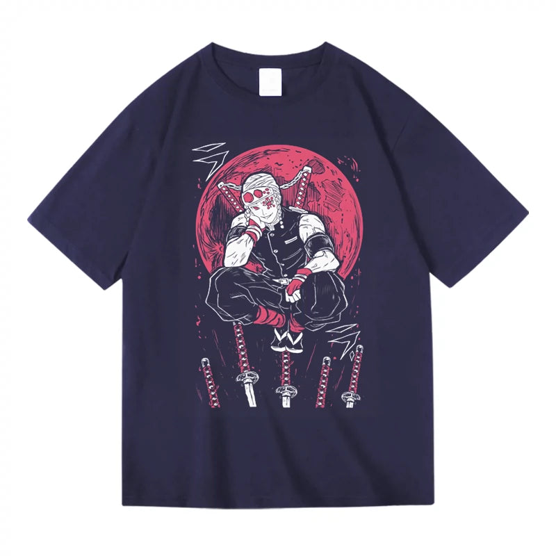 Kimetsu No Yaiba Sound-Post Tianyuan Fashion Brand Short Sleeve Cartoon