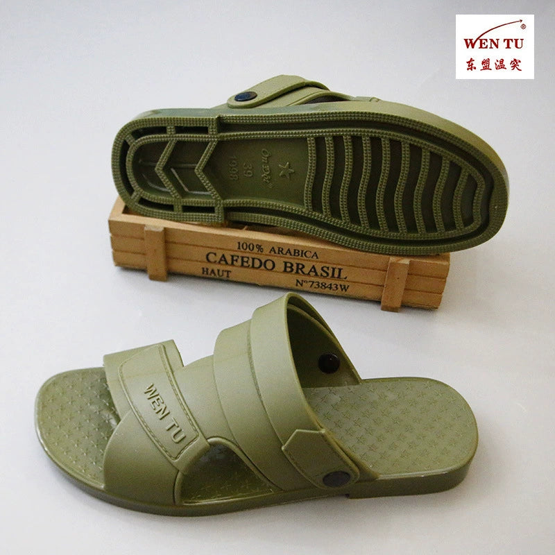 Vietnam on Dot Slippers ASEAN Sandals Summer Beach Shoes Light Fashion Non Slip Summer Soft Non Slip Dual-Use