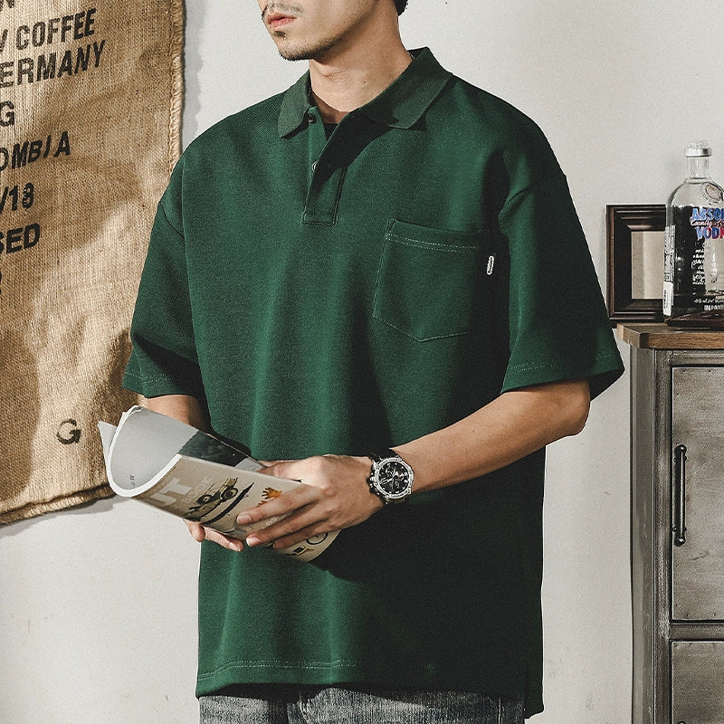 Classic Short-Sleeved Summer Air Layer G Polo Shirt