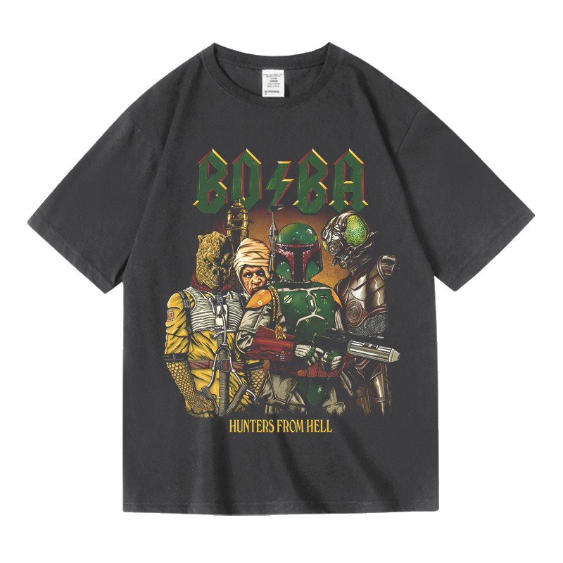 BF American TV Series Star Wars The Mandalorian Boba Short-Sleeved Peripheral Products