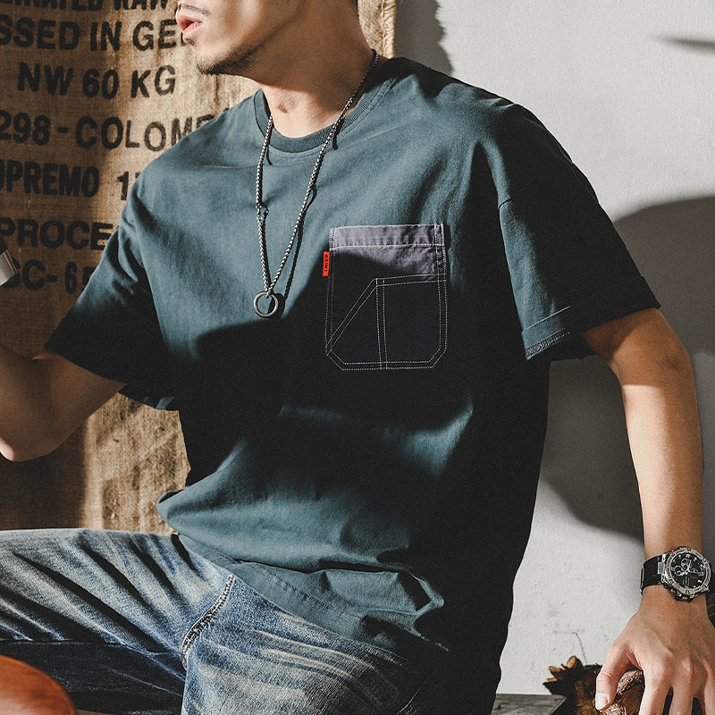 Heavy Retro Ins Large Top Fashion Brand Half Sleeve T-shirt