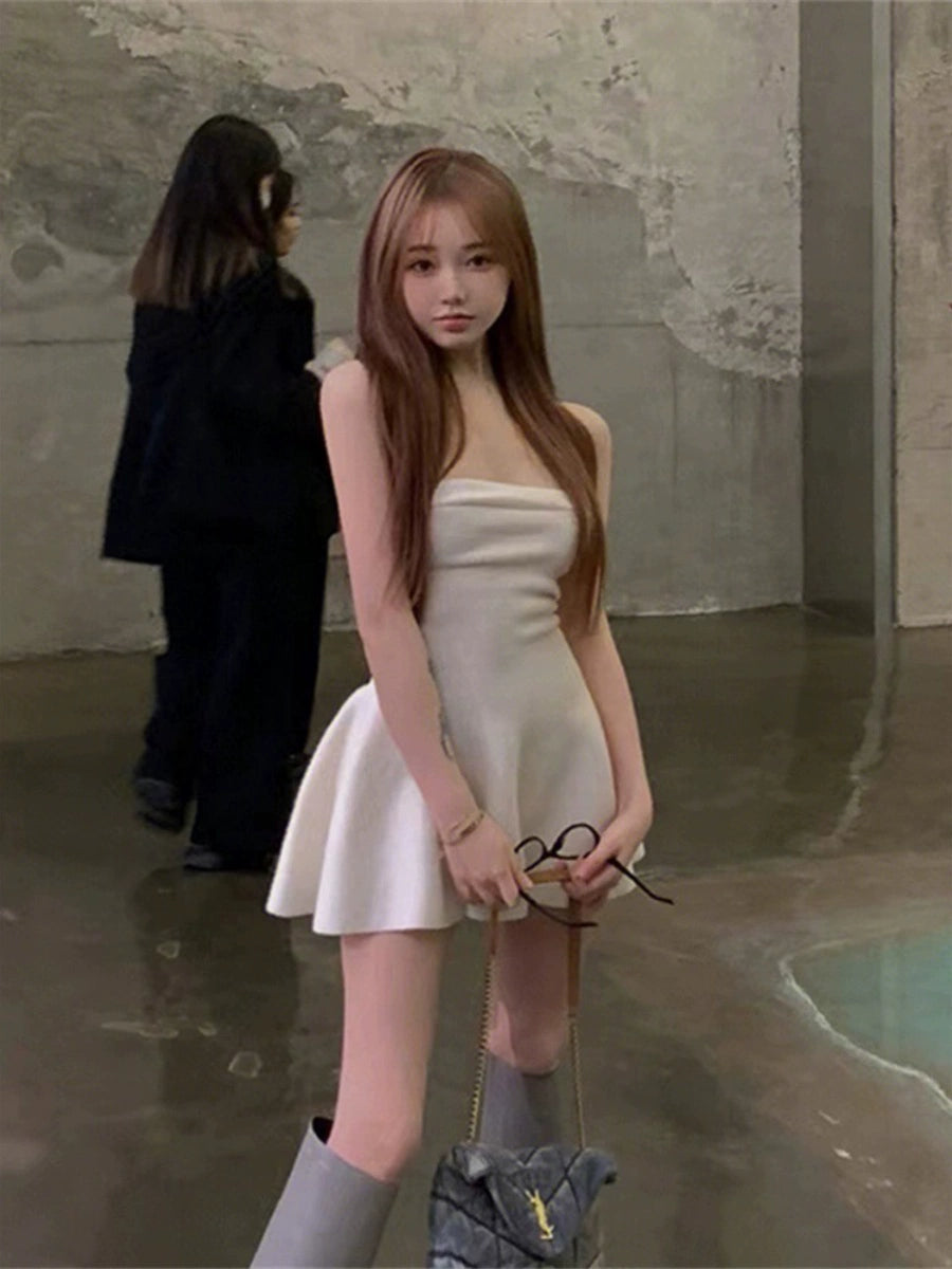 Accessible Luxury Birthday Party Tube Top Little Dress