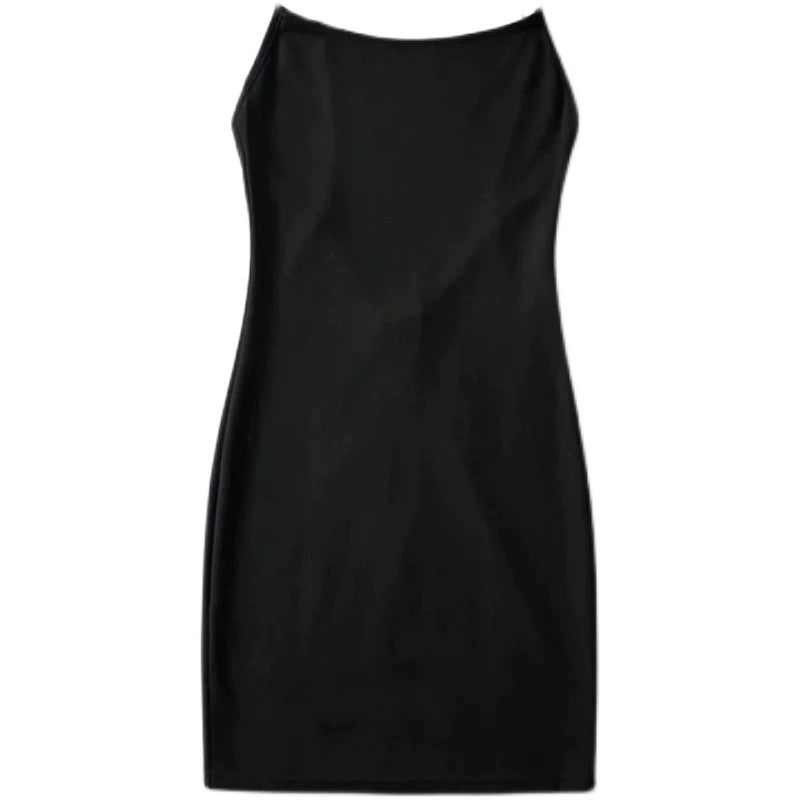 BM Bare Back Women's Summer Slim-Fit Bottoming Dress