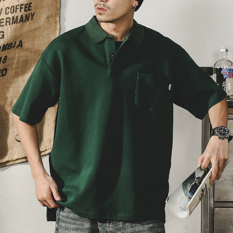 Classic Short-Sleeved Summer Air Layer G Polo Shirt