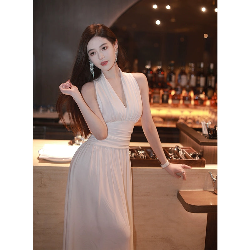 Classic Style Nicky Spring V Neck Dress Dress