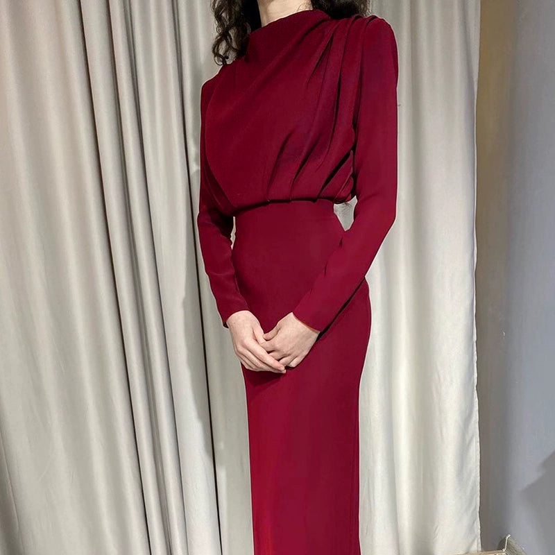 Length Autumn Long Sleeve Casual Party Dress 2022 Fashion