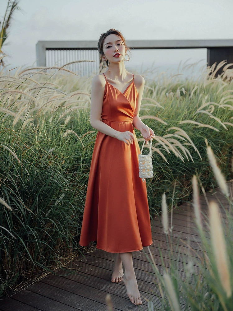 Yimeishan Sanya Travel Loose Beach Dress