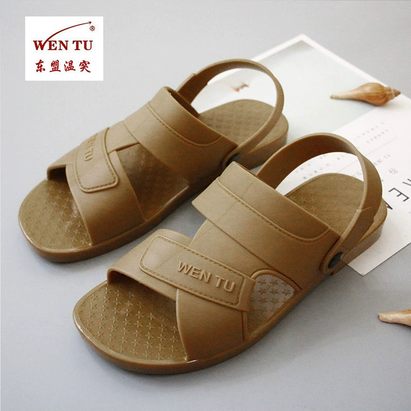 Vietnam on Dot Slippers ASEAN Sandals Summer Beach Shoes Light Fashion Non Slip Summer Soft Non Slip Dual-Use