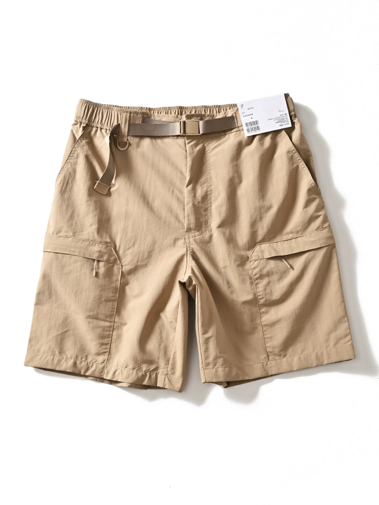 Functional Sports Leisure Cargo Quick-Drying Middle Pants Outdoor