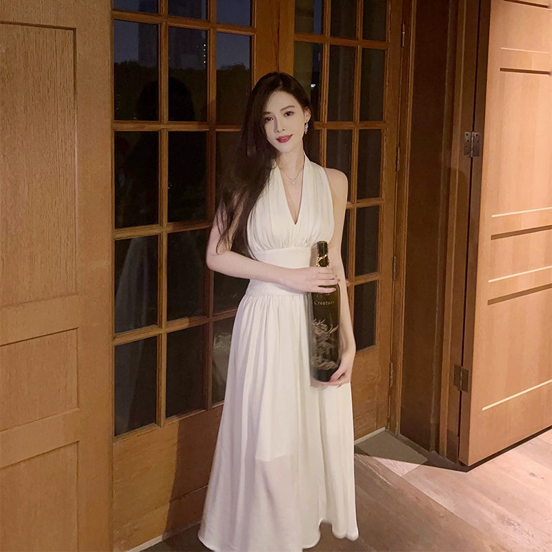 Classic Style Nicky Spring V Neck Dress Dress