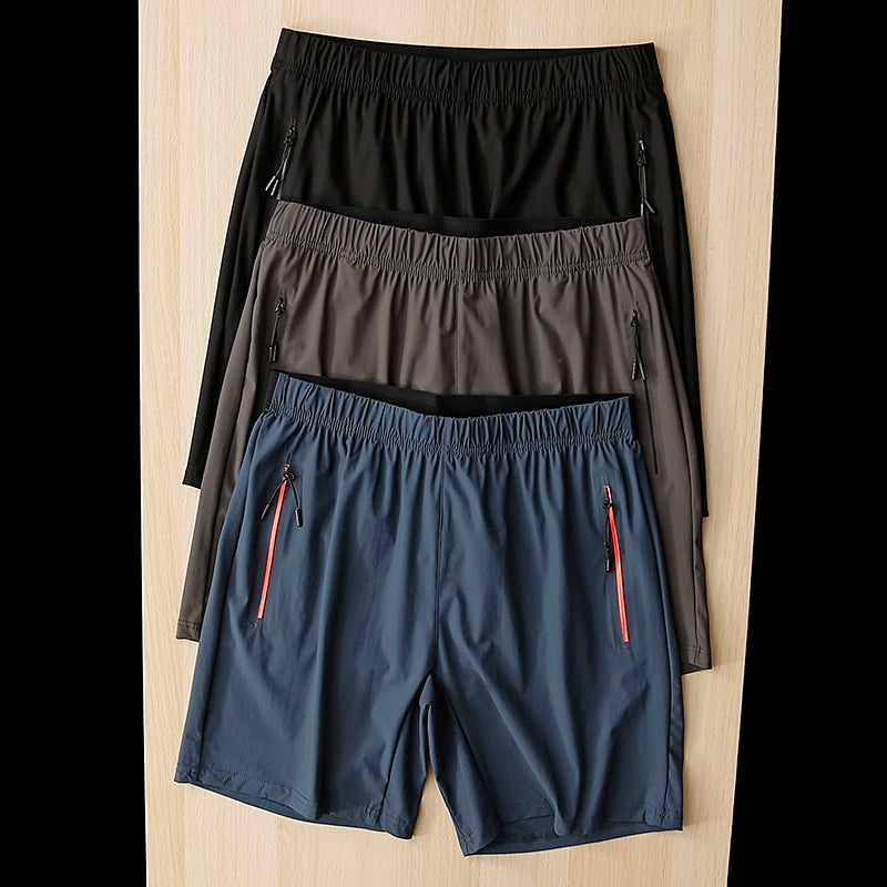 Outdoor Bird Home! Laser Punching Cool Breathable Summer Lightweight Quick-Drying Stretch Outdoor Sports and Casual Shorts for Men
