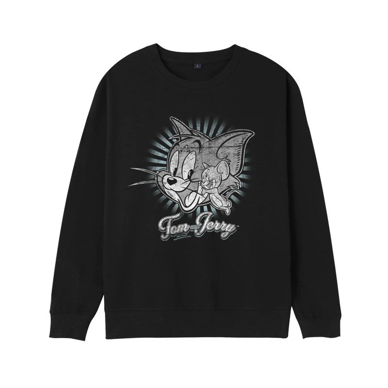 Super Popular Instagram Spring and Autumn Sweater Neutral Cartoon
