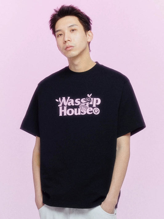 Wassup Bunny Casual Couple Outfit Short-Sleeved T-shirt
