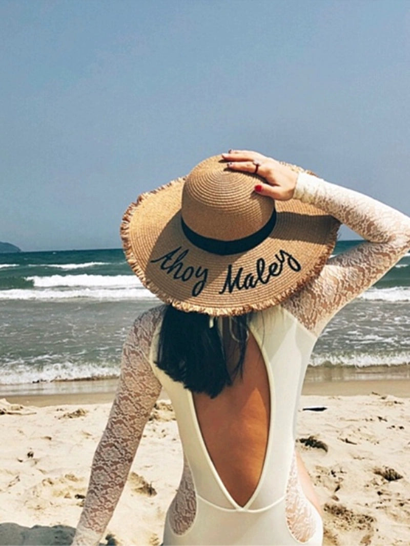 Internet Celebrity Seaside Women's Fresh Holiday Traveling Sun Hat