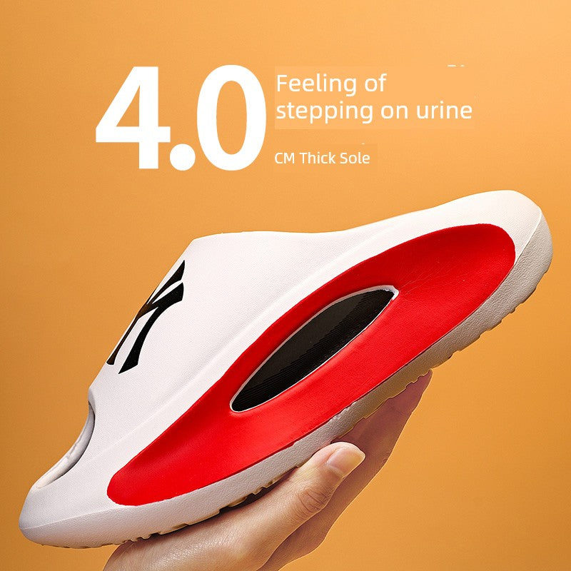 Internet Popular Summer Drooping Sports Casual Coconut Slippers