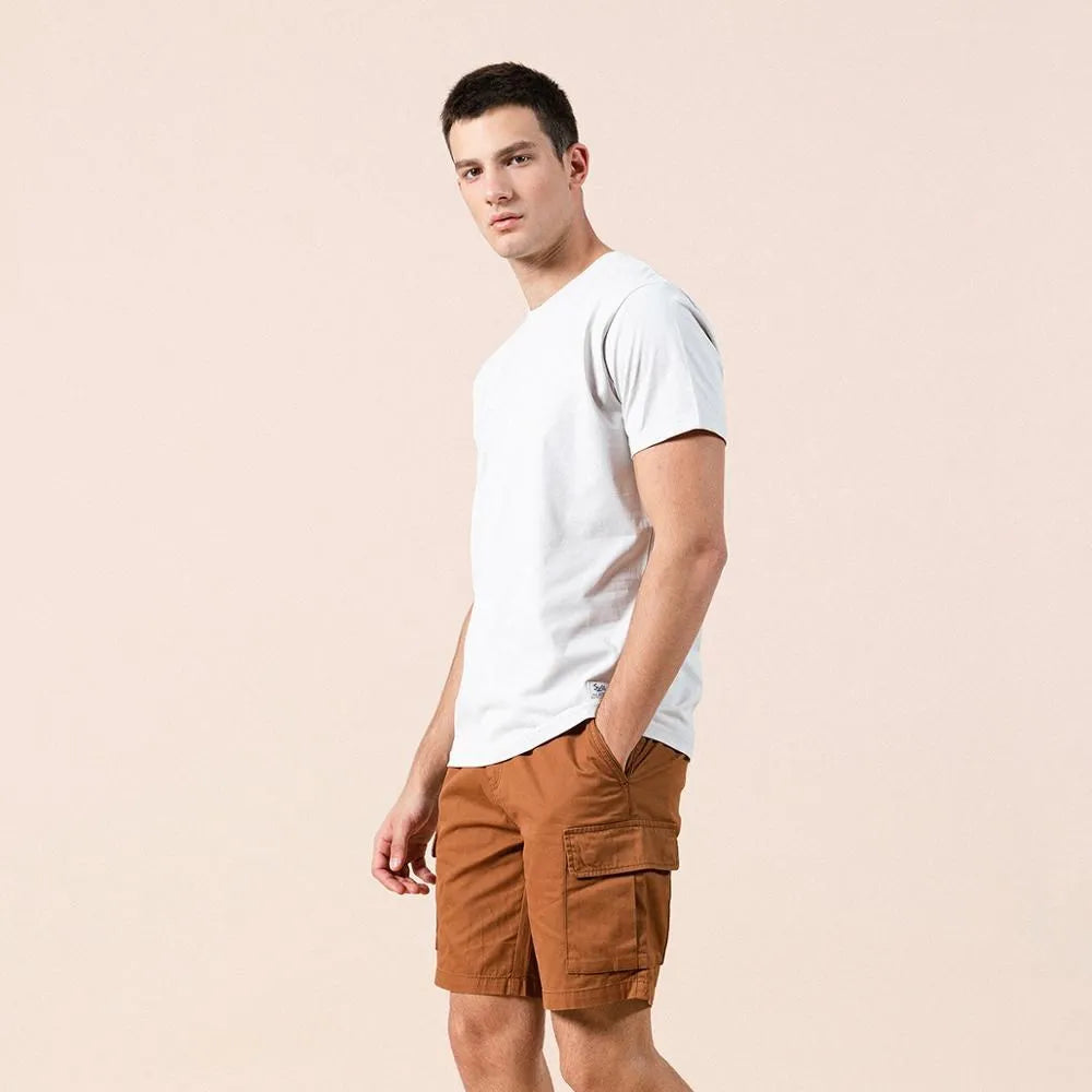 SIMWOOD 2024 Summer New Solid T-shirt 100% Cotton  Compact-Siro Spinning O-neck Tops High Quality Plus Size Clothes SI980698
