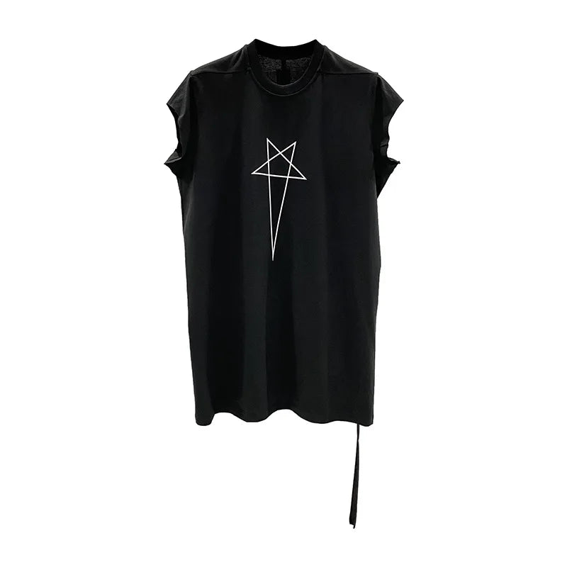 Rick Graphic T Shirts Mens Clothes Summer Men T Shirts High Quality T Shirt for Women Y2k Streetwear RO Owens Oversized