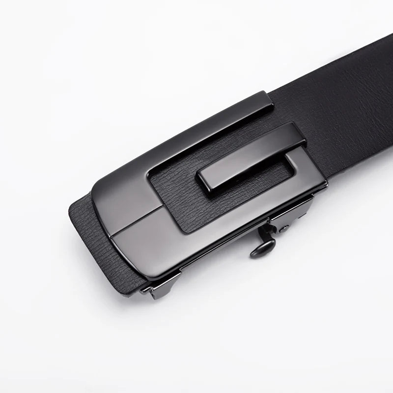 GOLF2023 New Belt Men's Genuine Leather Automatic Buckle Belt Pure Cowhide Men's Pants Belt Young and Middle aged