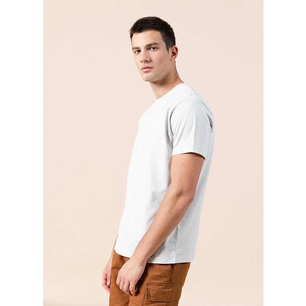 SIMWOOD 2024 Summer New Solid T-shirt 100% Cotton  Compact-Siro Spinning O-neck Tops High Quality Plus Size Clothes SI980698