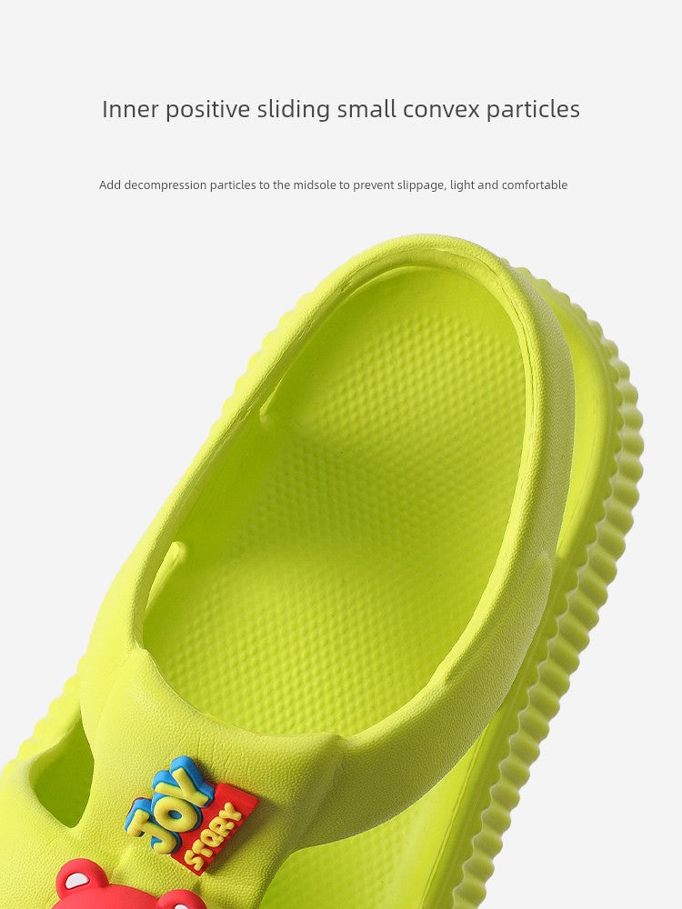 Hole Shoes Women's Summer Thick Bottom for Outdoors Fashion All-Match Closed-Toe Slippers Poop Feel Seaside Beach Sandals Women's