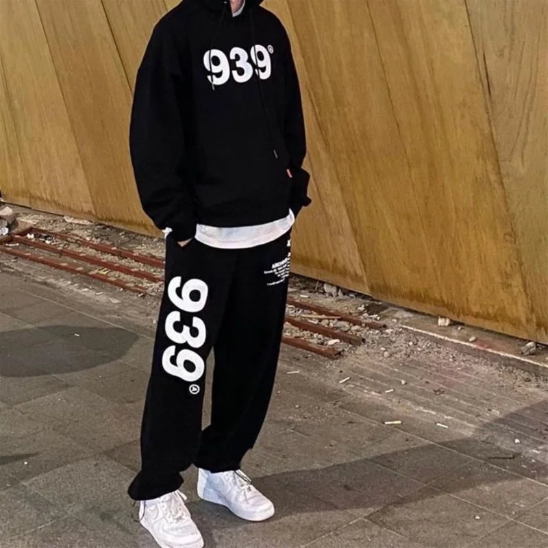 Korean Fashion Jogger Pants Women Spring Summer Jazz Hip Hop Oversize Sweatpants Kpop Dancing Y2K Clothes 939 Print Sports Pants