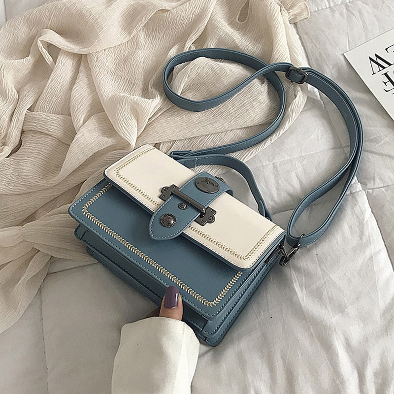 Elegant Female Casual Tote Bag 2023 Fashion New High Quality Pu Leather Women's Designer Handbag Rivet Shoulder Messenger Bags