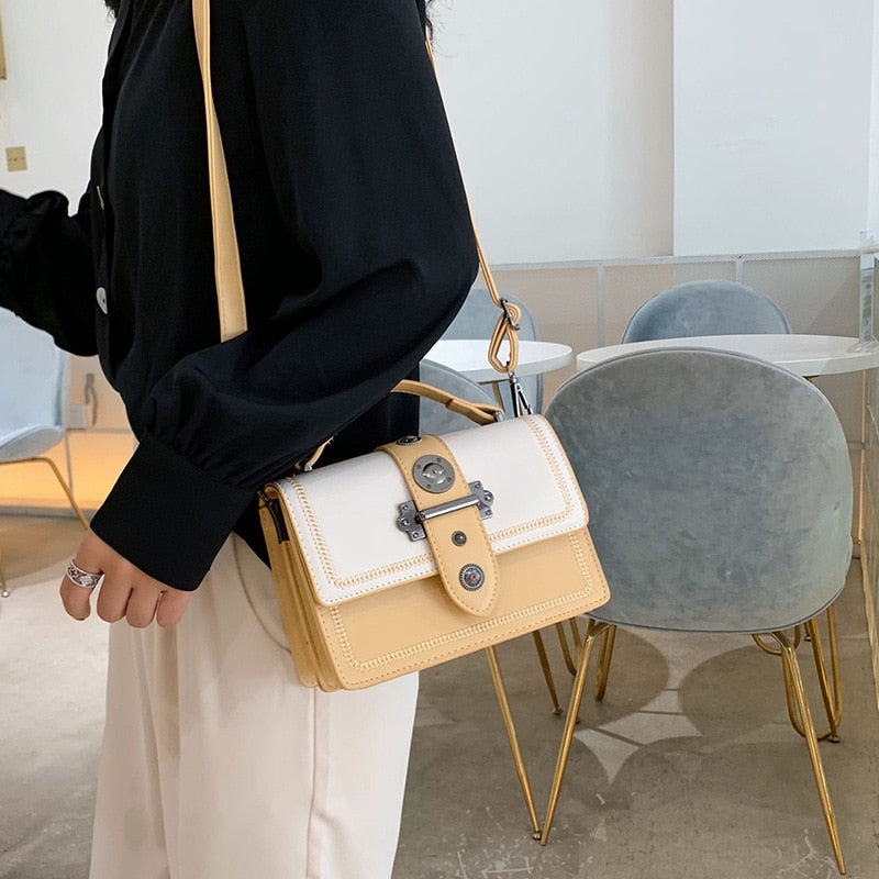 Elegant Female Casual Tote Bag 2023 Fashion New High Quality Pu Leather Women's Designer Handbag Rivet Shoulder Messenger Bags