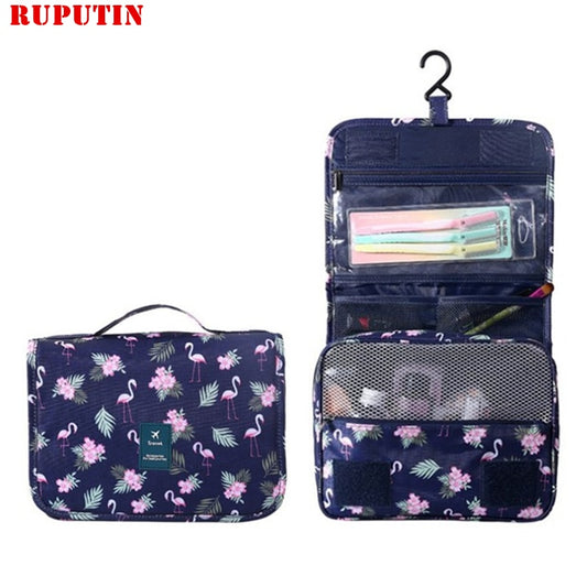RUPUTIN Fashion Travel Bag Waterproof Portable Cosmetic Cases Man Toiletry Bags Women Cosmetic Organizer Pouch Hanging Wash Bags